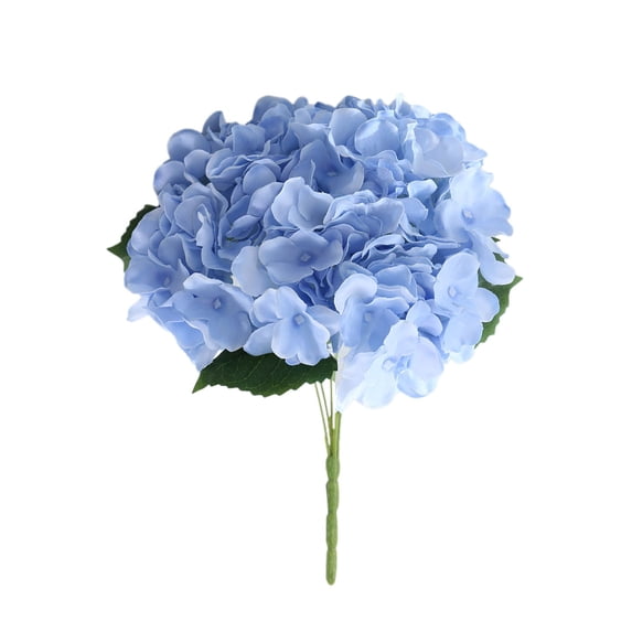 Artificial Flowers Clearance! Kaireo, Florals 13'' Silk Hydrangea with Long Stems Artificial Flowers Realistic Hydrangea Flowers Bouquet for Wedding Party Home Decor, 1X Artificial Flower Bouquet