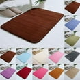 thumbnail image 1 of Clearance Kbndieu Bath Mat Bathroom Rugs, Extra Soft Non Slip Absorbent Bathroom Rug, Machine Wash Dry, Thick Bath Rug Carpet for Bathroom Floors, Tub and Shower, 24"x16", Coffee, 1 of 4