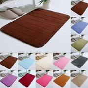 Clearance Kbndieu Bath Mat Bathroom Rugs, Extra Soft Non Slip Absorbent Bathroom Rug, Machine Wash Dry, Thick Bath Rug Carpet for Bathroom Floors, Tub and Shower, 24"x16", Coffee