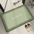 thumbnail image 1 of Clearance Kbndieu Bathroom Rugs Green Bath Mat Non Slip Absorbent Stain Resistant Quick Dry Washable Bathroom Rug Bath Mats for Bathroom Floor Tub Sink Shower Mat Easy Care 16"x24", 1 of 6