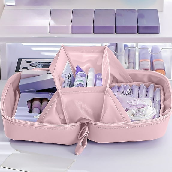 Kbndieu Big Capacity Pencil Pen Case Large Storage Pencil Pouch High Capacity Pencil Bag Pouch Holders Box