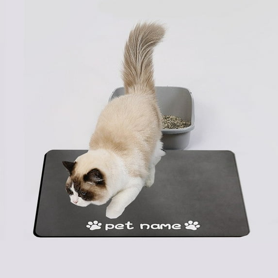 Clearance Kbndieu Dog Food Mat for Food and Water, Waterproof Pet Feeding Mat, Non Slip Dog Pet Cat Feeding Mat Food Bowl Mats Placemat