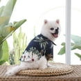 thumbnail image 1 of Clearance Kbndieu Dog Shirt, Summer Breathable Dog Hawaiian Shirts for Small Medium Large Dogs, Cool Beach Coconut Tree Pineapple Print Dog Clothes (Black, M), 1 of 6