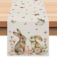 thumbnail image 1 of Clearance Kbndieu Easter Table Runner Decorations, Linen Bunny Printed Table Runner, Spring Seasonal Holiday Kitchen Dining Table Decorations for Home Party Decor 13x72 Inch, 1 of 6