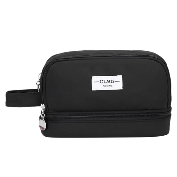 Kbndieu Large Capacity Double Layer Pencil Case, Zipper Pencil Pouch, Multifunctional Stationery Bag