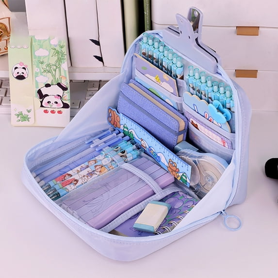 Kbndieu Pencil Case 12-layer Pencil Pouch Makeup Bag