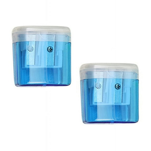Clearance! Kbndieu Pencil Sharpener Manual, Mini Colored Pencil Sharpener for Pencils and Crayon, Manual Pencil Sharpeners for Home and Office (2Pcs)