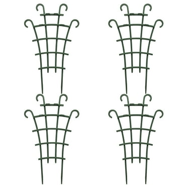 Clearance Kbndieu Plastic Plant Trellis for Climbing Plants Indoor, Rustproof Garden Trellis Plant Vine Supports Plant Tower for Climbing Vines and Flowers Stands (4pcs)