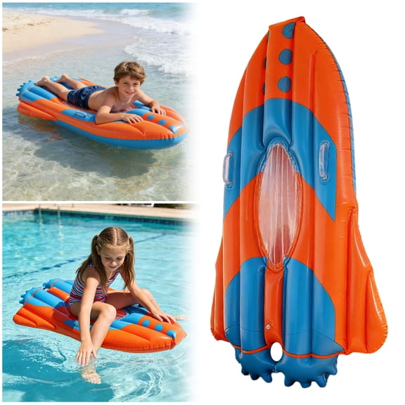 Clearance! Kids Foam Surf Board for Beginners Kids for Beginners Lightweight Foam Surf Board with Soft Top for and Pool Riding