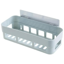 Clearance Kilougeis Adhesive Bathroom Shelf Stick On Bathroom Kitchen Storage organizer Suction Shower Shelf Wall with Phone Holder No Drilling