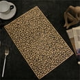 thumbnail image 1 of Clearance! Kingtowag Table Mats Set of 4 Rectangular Flower Pvc Placemat Home Daily Table Decoration Pvc Hot Gold Placemat Triangle Placemat, 1 of 3