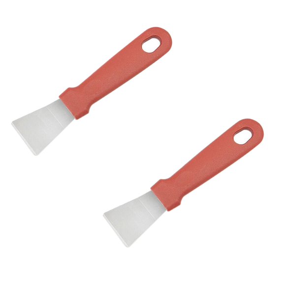 Clearance Kitchen Cleaning Supplies under $6 Multipurpose Kitchen Cleaning Spatula New Stainless Spatula Scraper Straight And Angled Metal Scraper Tool Cleaning Shovel For Outdoor BBQ Grill Pan
