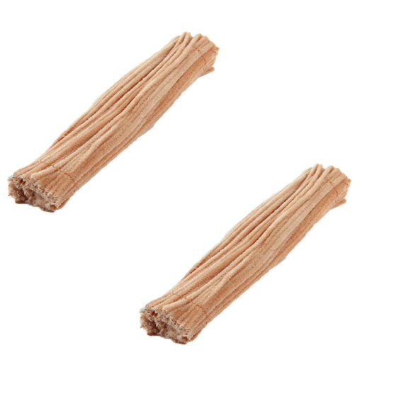 Clearance Kitchen Cleaning Supplies under $7 100PC Chenille Stem Solid Color Pipe Cleaners Set for DIY Arts Crafts Decoration