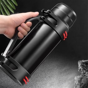 Clearance! Kitchen Cups 1*Thermos Pot Vacuum Flask for Hot Drinks 304 Stainless Steel Kettle with Coffee Lid and Handle 2.0 Liter Large Capacity Vacuum Flask Portable Kettle Suitable for Outdoor