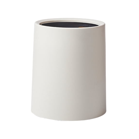 Hvmvliv Kitchen Trash Can Detachable 2-Layer Trash Can Small Trash Can Garbage Can For Home/Office Wastebasket 12L White
