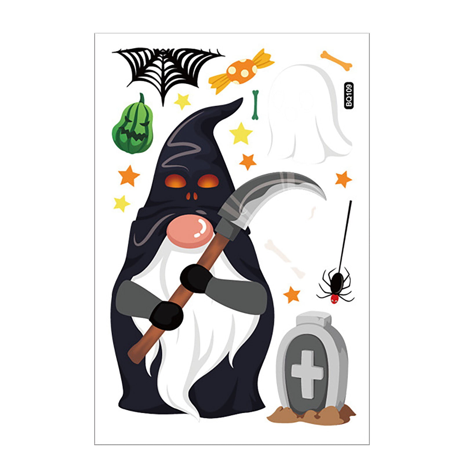Clearance! Kiteke Halloween Window Clings Halloween Party Decoration