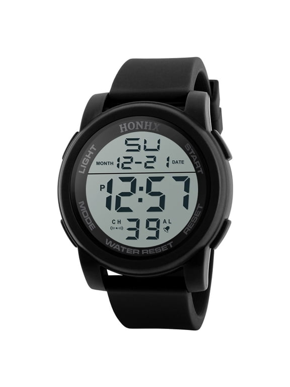Clearance! LED Digital Watch Watch For Men,Fashion Mens Watch,Men's Sport Watch, Military Watches Date Watches For Men 50M Swim Waterproof,Father's Day Gifts under $10
