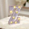 thumbnail image 1 of Clearance LED Letter Light Sign, Customizable Alphabet Light for Home Decor, Educational and DIY Projects - Z, 1 of 1