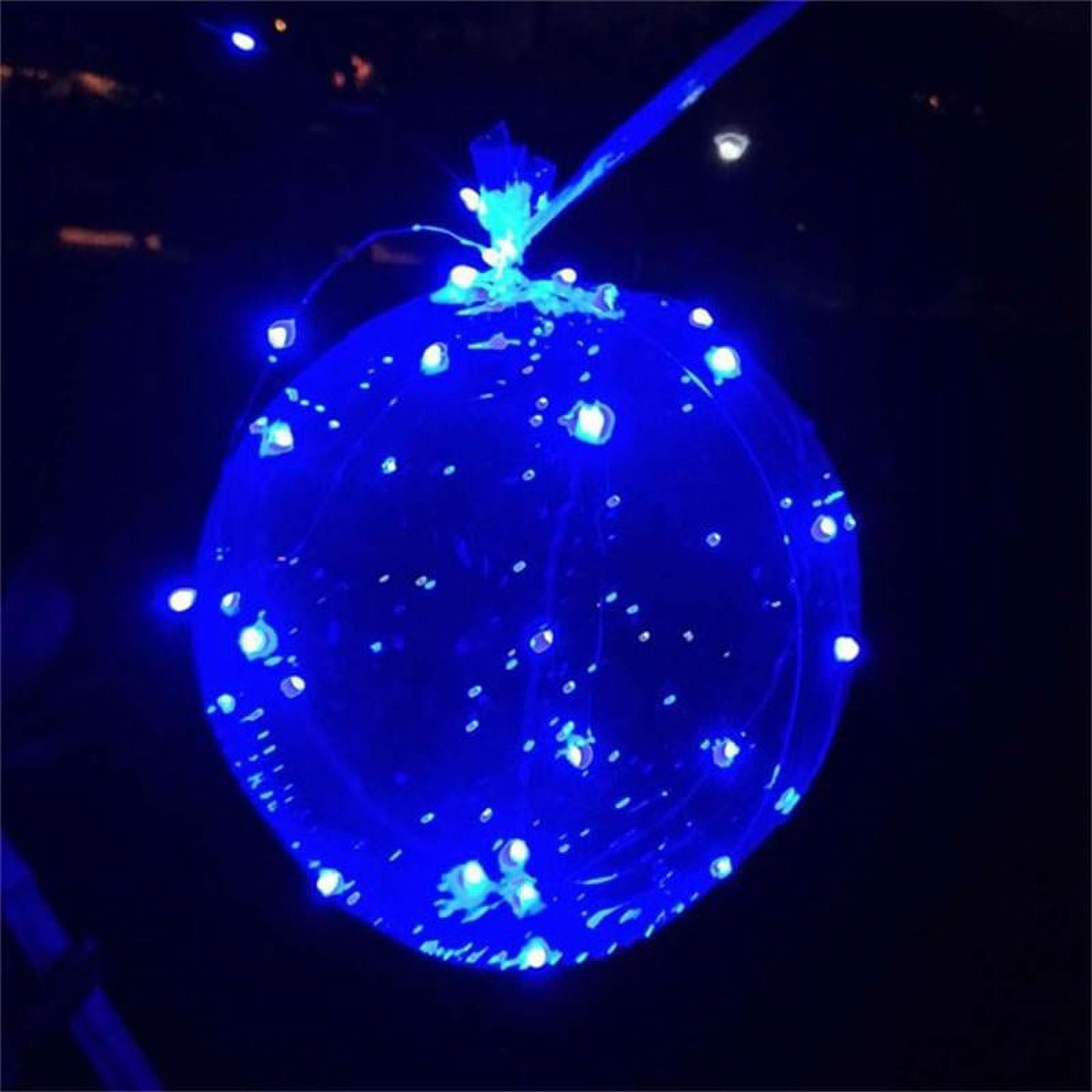 Luminous Led Balloon LED Transparent Balloon String Lights Round Bubble  Helium Balloons Kids Wedding Decoration birthday party 