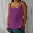 thumbnail image 1 of LIZUOJUNF Lightweight Casual Tops Cotton Linen Tank Tops for Women Casual Summer Gauze Shirt Basic Sleeveless Layering Camisoles Beach Vacation Clothes Fashion Spring Clothes 2025, 1 of 6
