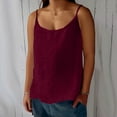 thumbnail image 1 of LIZUOJUNF Summer Tops Loose Fit Cotton Linen Tank Tops for Women Casual Summer Gauze Shirt Basic Sleeveless Layering Camisoles Beach Vacation Clothes Spring Trendy Casual T-Shirts, 1 of 6