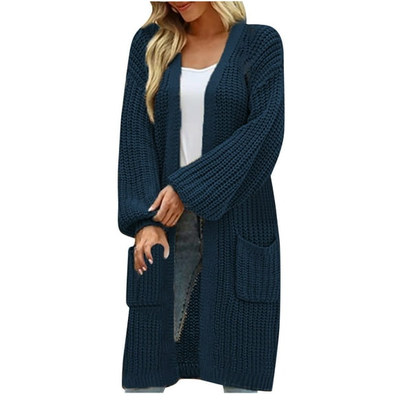 Clearance LYXSSBYX Cardigan Sweaters for Women Women's Loose Checkered Color Matching Knitted Cardigan Fashion Sweater Women's Coat