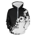 thumbnail image 1 of LYXSSBYX Hoodies for Men Men's Hooded Sweater Non Positioning Color Matching Print Pullover Casual Long Sleeved Top, 1 of 4