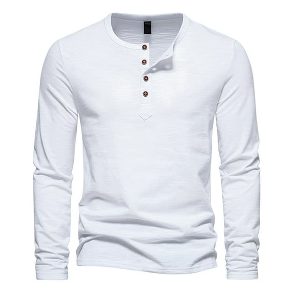 LYXSSBYX Mens Shirts Long Sleeve Men Casual Pullover Long Sleeve Round Neck T-Shirt Tops Blouse