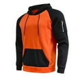 thumbnail image 1 of LYXSSBYX Mens Sweatshirts and Hoodies New Long Sleeve Multicolor Hoodie Men's Fleecy Zipper Pocket Top for Autumn/winter Hooded Sweatshirts, 1 of 5