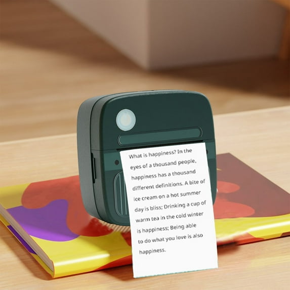 Clearance Label Maker Machine with Tape,Office School Supplies,Pocket Thermal Bluetooth Sticker Label Printer,Portable Mini Inkless Printer for Phone with 1 Rolls Paper,School Office Gadgets