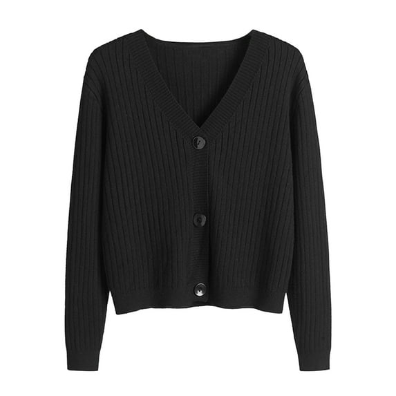 Clearance Lady Automobiledigan,Clearance Sales Women's Cardigan Women's Autumn And Winter Long Sleeve V Neck Soft Knit Solid Color Cardigan