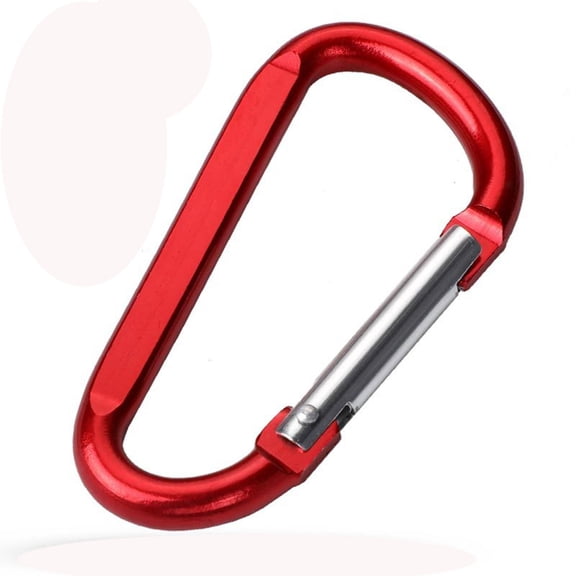 Clearance! Lajdalh Heavy Duty Hooks Home Storage Hooks Carabiner 8Cm Aluminum D Shaped Carabiner Large Aluminum Alloy External Hook Backpack Buckle Quick Draw Buckle Connection Ring