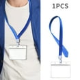 Clearance Lanyards with ID Holder,Horizontal Name Tags Badge Holders