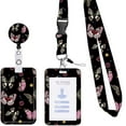 thumbnail image 1 of Clearance Lanyards, Sliding Cover Id Badge Card Holder with Printed Neck Lanyard, Suitable for Office Staff, Student Campus Access, Volunteer Work and Daily Identity Card Storage, 1 of 8