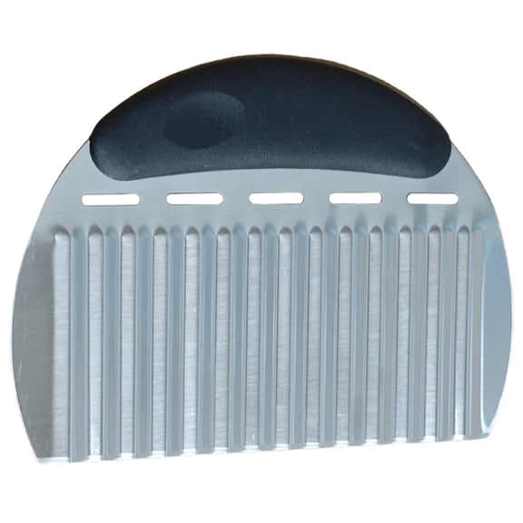 Clearance,Large Crinkle Cutter,Wavy Potato Slicer,Great For Vegetable Waffle Cutting, Homemade Snack Making, Kitchen Food Shaping and Daily Ingredient Processing
