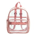 thumbnail image 1 of Large Pvc Transparent Backpack,Clear Backpack for School,See Through Book Bag,Beach Backpack,Backpack,Day Pack Book Bag,Primary School, 1 of 7