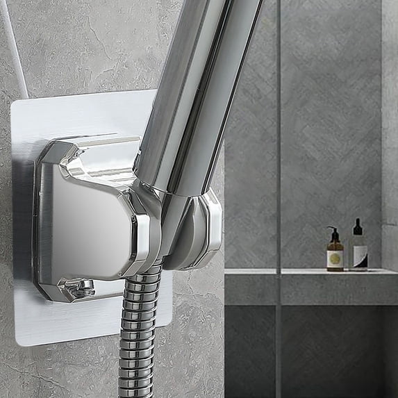 Clearance Large Wall Mount Strong Adhesive Handheld Shower Holder Shower Head Holder For Shower Kids Shower Bathroom Shower