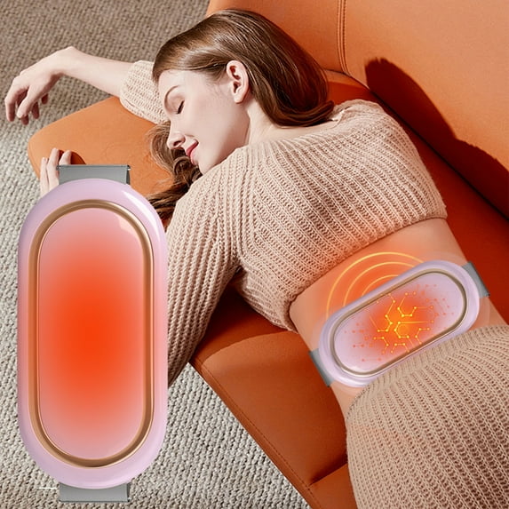 Clearance! Lazy Abdominal Slimming Machine, Rechargeable Electric Wireless Slimming Belt for Women with 6 Vibration Modes, Portable Abdominal Massager, Ab Trainer Machine for Stomach Workout B