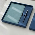 thumbnail image 1 of Clearance! Leather Notebook And Pen Gift Box Set (A5-100 Sheets (200 Pages)) Lined Notebook Composition Notebook, 1 of 7