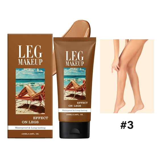 Clearance!Leg Makeup Waterproof No Transfer, Leg Vein Cover up Makeup for Varicose Veins Waterproof Black Skin, Leg and Body Scar Cover up Makeup for Tattoo Cover Up (Medium Golw)