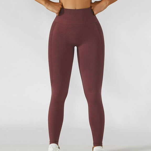 Leggings for Women Tummy Control Butt Lifting Yoga Pants Compression Workout Leggings High Waisted Tights with Pockets