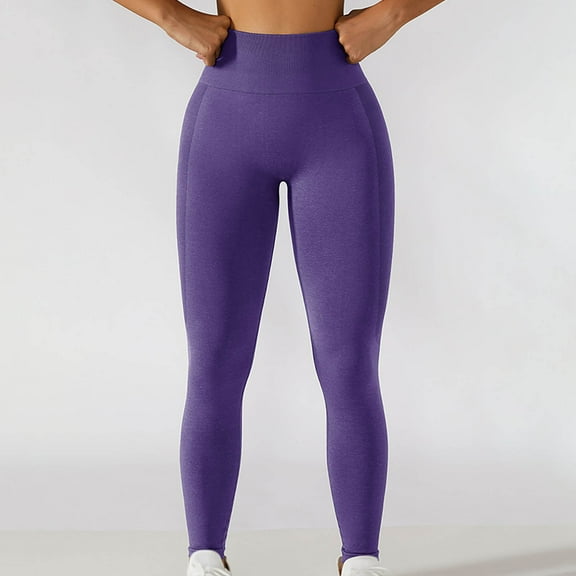 Leggings for Women Tummy Control Butt Lifting Yoga Pants Compression Workout Leggings High Waisted Tights with Pockets