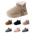 thumbnail image 1 of Clearance Lenago Womens Boots Snow Shoes for Women Slip On Warm Slippers Faux Suede Platform with Soft Comfortable Foam Cozy House Slipper Winter Indoor & Outdoor Boots, 1 of 9