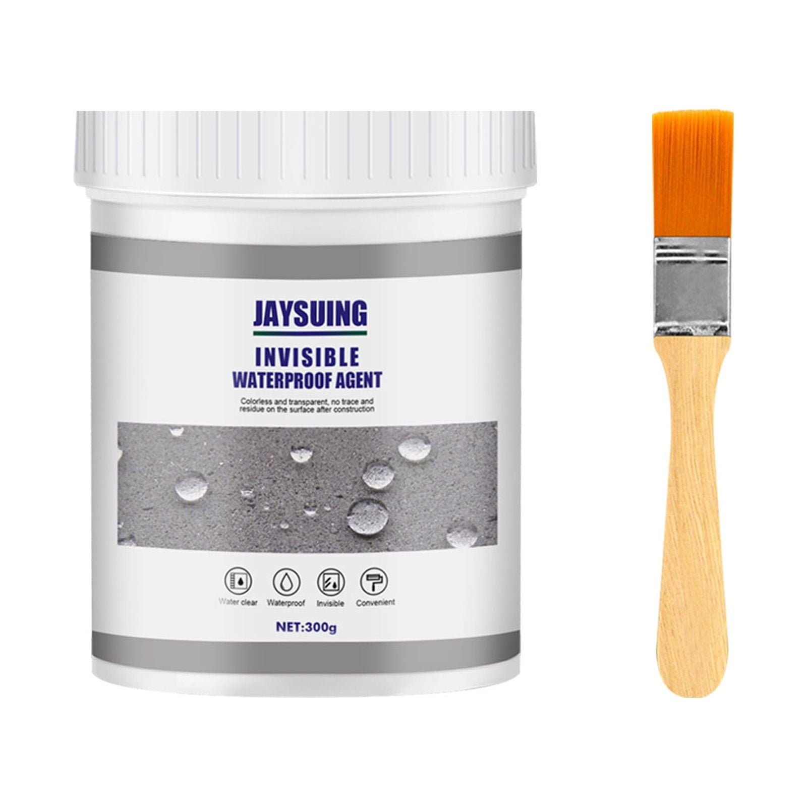 Clearance! Leott Sealants Promotion Sale, Liquid Waterproofs Sealant, Wall, Bathroom, Roof, Etc indoor and Outdoor Water-Based Waterproofs Coating 300ml C