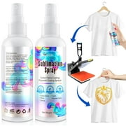 Clearance! Leott Sublimation Spray Sublimation Coating for Cotton Shirts Spray All Fabrics Including Polyester Carton Canvas Quick Drying and Super Adhesion High Gloss Bright 100Ml, 1X Coating Spray