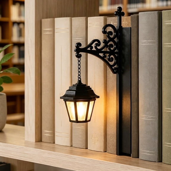 Clearance Library Lantern Mini Bookshelf Lighting, Reading Book Shelf Lights for Bookworms, Halloween Gifts, Unique Gift for Book Lovers