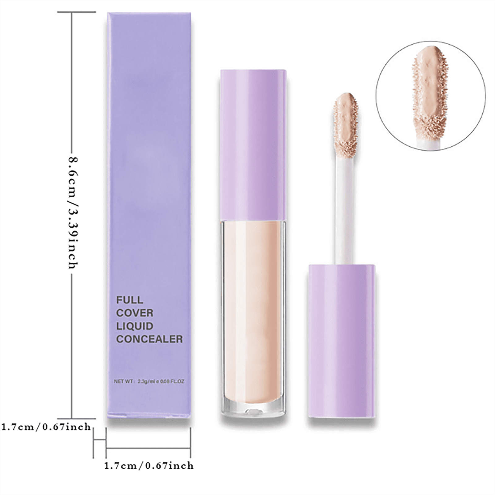 Clearance Liquid Concealer Makeup Mutil Use Full Coverage Concealer And