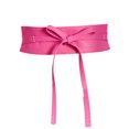 thumbnail image 1 of Lisingtool Belts for Women Faux Leather Wide Belt Ladies Versatile Wide Belt Bow Tie Clothing Accessories Belt Hot Pink, 1 of 4