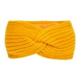 thumbnail image 1 of Clearance! Lisingtool Headbands for Women Women's Fall and Winter Solid Knit and Warm Sports Headband with Ear Protector Yellow Promotion Sale, 1 of 4