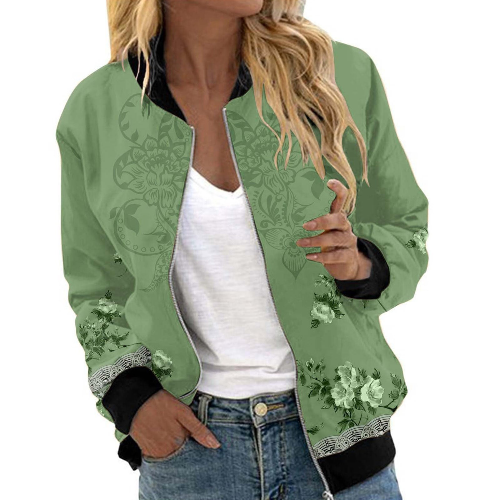 Clearance! Lisingtool Jackets for Women Mens Jackets Red Jean Jacket